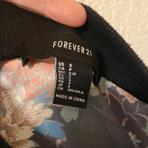 Forever 21 Floral Like “Johnny Was” Bomber Jacket - Picture 2 of 10
